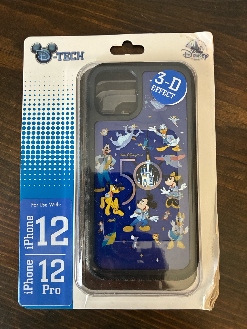 Disney Navy Blue 50th Anniversary iPhone 12 / 12 Pro Case - 3D Effect